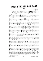 scarica la spartito per fisarmonica Petite espiègle (Valse) in formato PDF