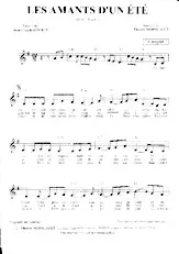 download the accordion score Les amants d'un été (Slow Rock) in PDF format