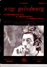 descargar la partitura para acordeón Serge Gainsbourg : Album n°2 (12 Titres) en formato PDF