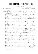 descargar la partitura para acordeón Rythme d'époque (Fox Trot) en formato PDF