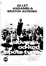 télécharger la partition d'accordéon 20 Bat Ansambla Bratov Avsenik (Volume n°26) au format PDF