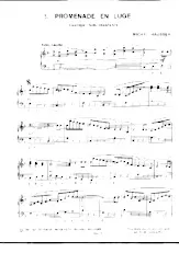 download the accordion score Promenade en luge (Lustige Schlittenfahrt) (1er + 2ème Accordéon) (Valse Ländler) in PDF format