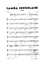 download the accordion score Samba Congolaise in PDF format