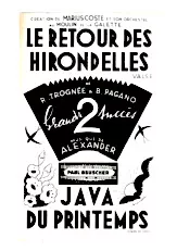 download the accordion score Le retour des hirondelles (Orchestration Complète) (Valse) in PDF format