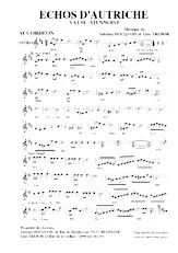 descargar la partitura para acordeón Echos d'Autriche (Valse Viennoise) en formato PDF