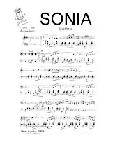 télécharger la partition d'accordéon Sonia (Boléro) au format PDF