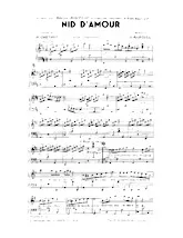 download the accordion score Nid d'amour (Java) in PDF format