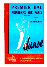 télécharger la partition d'accordéon Premier bal + Printemps sur Paris (Boston) au format PDF