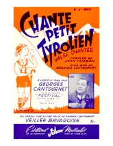 descargar la partitura para acordeón Chante petit Tyrolien (Valse Chantée) en formato PDF