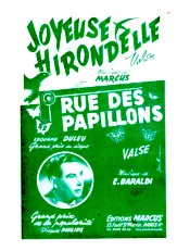 télécharger la partition d'accordéon Rue des papillons (Valse) au format PDF