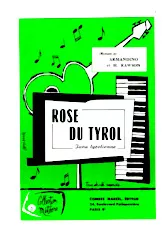 télécharger la partition d'accordéon Rose du Tyrol (Java) au format PDF
