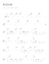 scarica la spartito per fisarmonica Élégie in formato PDF