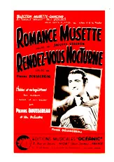 télécharger la partition d'accordéon Romance Musette (Valse) au format PDF