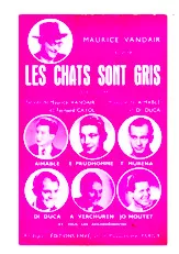 download the accordion score Les chats sont gris (Valse Chantée) in PDF format