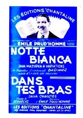 scarica la spartito per fisarmonica Notte Bianca (Arrangement : Emile Prud'homme) (Java Mazurka à Variations) in formato PDF