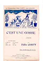 télécharger la partition d'accordéon C'est une gosse (Java) au format PDF