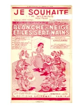 scarica la spartito per fisarmonica Je souhaite (I'm wishing) (Du film : Blanche Neige et les sept nains) (Fox Trot) in formato PDF
