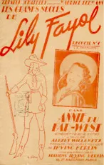 télécharger la partition d'accordéon Recueil n°1: Les grands succès de Lily Fayol dans Annie du Far West (5 chansons) au format PDF
