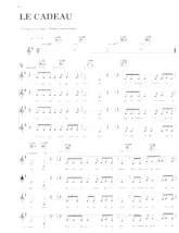 descargar la partitura para acordeón Le cadeau en formato PDF