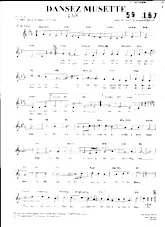 télécharger la partition d'accordéon Dansez Musette (Valse Chantée) au format PDF