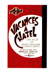 download the accordion score Vacances à Chatel (Orchestration) (Valse) in PDF format