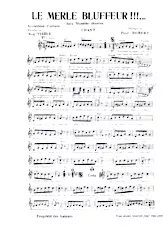 descargar la partitura para acordeón Le merle bluffeur (Java Musette Chantée) en formato PDF