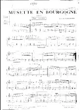 télécharger la partition d'accordéon Musette en Bourgogne (Valse) au format PDF
