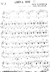 descargar la partitura para acordeón China Boy (Fox Swing) en formato PDF