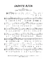 scarica la spartito per fisarmonica Sainte Rita (Boléro) in formato PDF