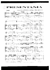 télécharger la partition d'accordéon Presentania (Tango) au format PDF