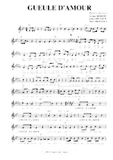 descargar la partitura para acordeón Gueule d'Amour en formato PDF