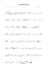 scarica la spartito per fisarmonica Sayonara (Chant : Hervé Vilard) (Valse) (Relevé) in formato PDF