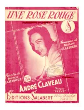 télécharger la partition d'accordéon Une rose rouge (Chant : André Claveau) (Marche) au format PDF