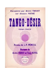 télécharger la partition d'accordéon Tango Désir au format PDF