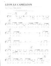 download the accordion score Léon le caméléon in PDF format