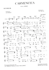 download the accordion score Carmencita (Paso Doble) in PDF format