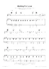 télécharger la partition d'accordéon Waiting For Love au format PDF