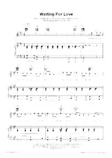 descargar la partitura para acordeón Waiting For Love en formato PDF