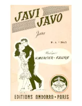 télécharger la partition d'accordéon Javi Javo (Java) au format PDF