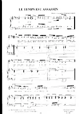 download the accordion score Le temps est assassin in PDF format