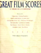 scarica la spartito per fisarmonica Great Film Scores (37 titres) in formato PDF