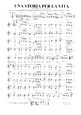 descargar la partitura para acordeón Una storia per la vita (Une histoire pour la vie) (Tarentelle) en formato PDF