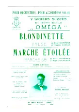 télécharger la partition d'accordéon Blondinette (Orchestration Complète) (Valse) au format PDF