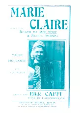 télécharger la partition d'accordéon Marie Claire (Valse) au format PDF