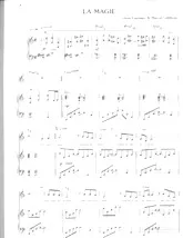 descargar la partitura para acordeón La magie en formato PDF