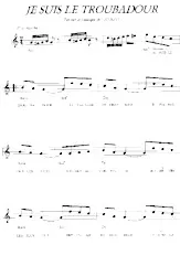 download the accordion score Je suis le troubadour (Marche) in PDF format