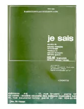 scarica la spartito per fisarmonica Je sais (Orchestration Complète) (Slow Rock) in formato PDF