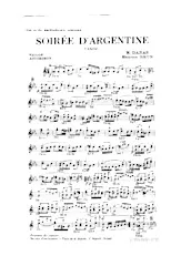 download the accordion score Soirée d'Argentine (Orchestration) (Tango) in PDF format