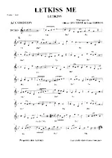 download the accordion score Letkiss Me in PDF format
