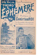 download the accordion score Ephémère (Valse Swing) in PDF format